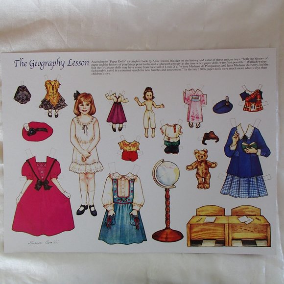 COPY - Theresa Borelli Paper Doll One Sheet Uncut BOGO - Picture 9 of 12